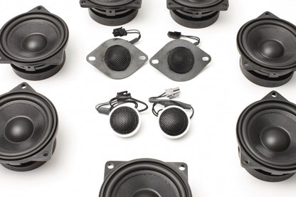 BACKORDERED - SHIPS SECOND HALF OF JULY - RECOMMEND YOU ORDER NOW, LIMITED FUTURE INVENTORY - Stage One BMW Speaker Upgrade for E65/E66 Sedan Premium Top Hi-Fi - (No Install Video)