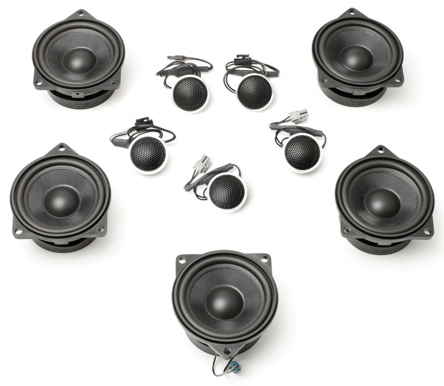 BACKORDERED - SHIPS SECOND HALF OF JULY - RECOMMEND YOU ORDER NOW, LIMITED FUTURE INVENTORY - Stage One BMW Speaker Upgrade for E70/E71 X5/X6 with Standard Hi-Fi