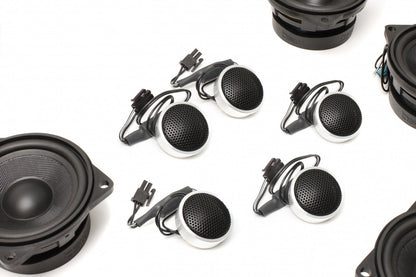 BACKORDERED - SHIPS SECOND HALF OF JULY - RECOMMEND YOU ORDER NOW, LIMITED FUTURE INVENTORY - Stage One BMW Speaker Upgrade for E70/E71 X5/X6 with Standard Hi-Fi