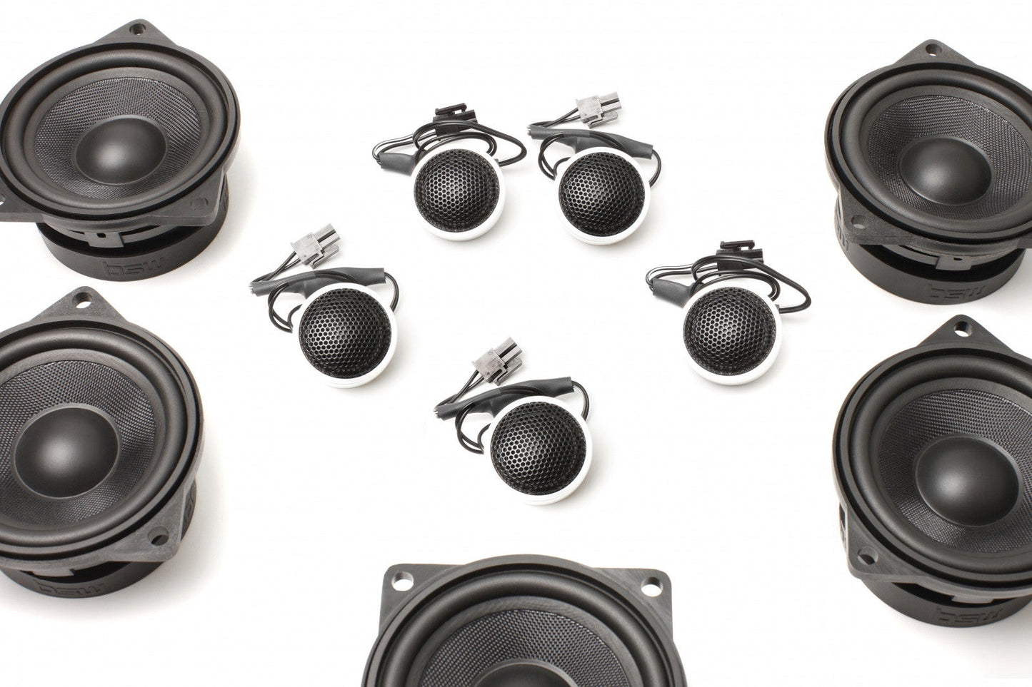 BACKORDERED - SHIPS SECOND HALF OF JULY - RECOMMEND YOU ORDER NOW, LIMITED FUTURE INVENTORY - Stage One BMW Speaker Upgrade for E70/E71 X5/X6 with Standard Hi-Fi