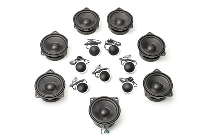 BACKORDERED - SHIPS SECOND HALF OF JULY - RECOMMEND YOU ORDER NOW, LIMITED FUTURE INVENTORY - Stage One BMW Speaker Upgrade for E70/E71 X5/X6 with Premium Top Hi-Fi