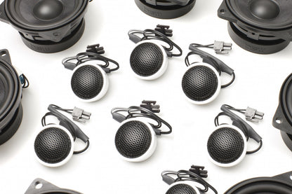 BACKORDERED - SHIPS SECOND HALF OF JULY - RECOMMEND YOU ORDER NOW, LIMITED FUTURE INVENTORY - Stage One BMW Speaker Upgrade for E70/E71 X5/X6 with Premium Top Hi-Fi