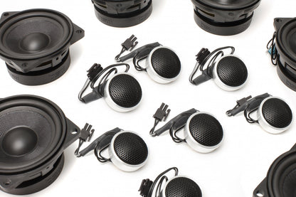 BACKORDERED - SHIPS SECOND HALF OF JULY - RECOMMEND YOU ORDER NOW, LIMITED FUTURE INVENTORY - Stage One BMW Speaker Upgrade for E70/E71 X5/X6 with Premium Top Hi-Fi