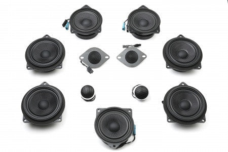 BACKORDERED - SHIPS SECOND HALF OF JULY - RECOMMEND YOU ORDER NOW, LIMITED FUTURE INVENTORY - Stage One BMW Speaker Upgrade for E90 Sedan with Premium Top Hi-Fi