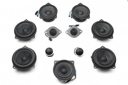 BACKORDERED - SHIPS SECOND HALF OF JULY - RECOMMEND YOU ORDER NOW, LIMITED FUTURE INVENTORY - Stage One BMW Speaker Upgrade for E90 Sedan with Premium Top Hi-Fi
