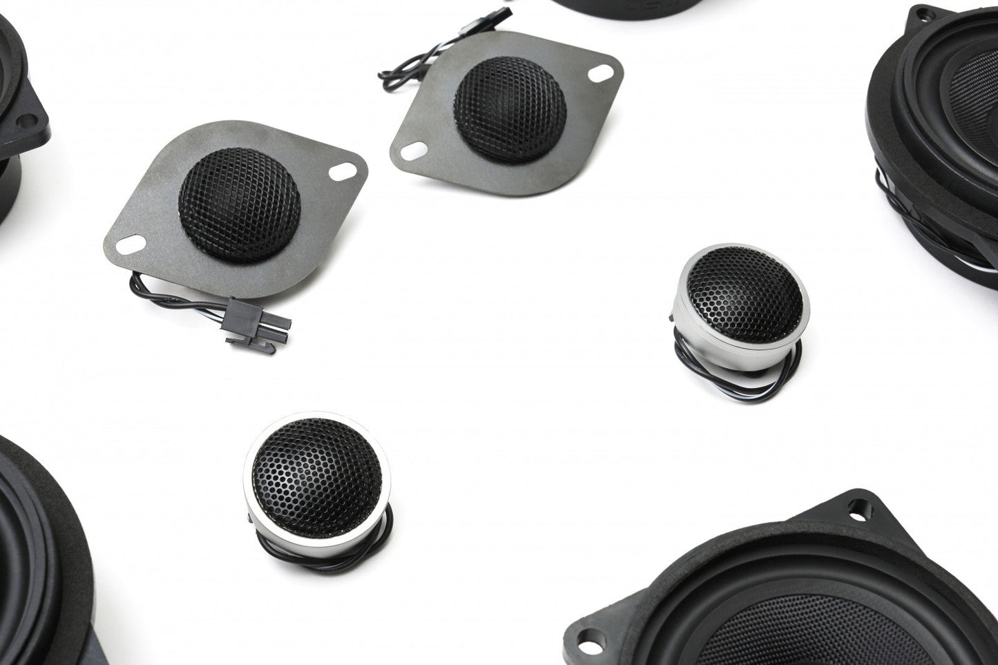 BACKORDERED - SHIPS SECOND HALF OF JULY - RECOMMEND YOU ORDER NOW, LIMITED FUTURE INVENTORY - Stage One BMW Speaker Upgrade for E90 Sedan with Premium Top Hi-Fi