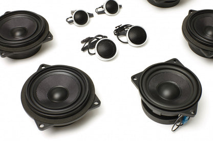 BACKORDERED - SHIPS SECOND HALF OF JULY - RECOMMEND YOU ORDER NOW, LIMITED FUTURE INVENTORY - Stage One BMW Speaker Upgrade for E91 Wagon with Premium Top Hi-Fi