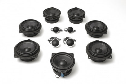 BACKORDERED - SHIPS SECOND HALF OF JULY - RECOMMEND YOU ORDER NOW, LIMITED FUTURE INVENTORY - Stage One BMW Speaker Upgrade for E92 Coupe with Premium Top Hi-Fi