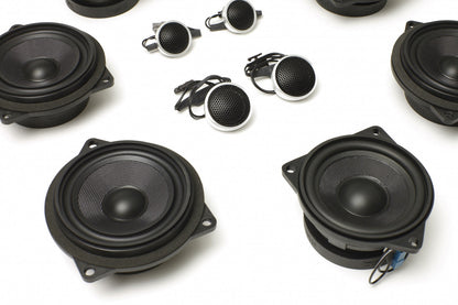 BACKORDERED - SHIPS SECOND HALF OF JULY - RECOMMEND YOU ORDER NOW, LIMITED FUTURE INVENTORY - Stage One BMW Speaker Upgrade for E92 Coupe with Premium Top Hi-Fi