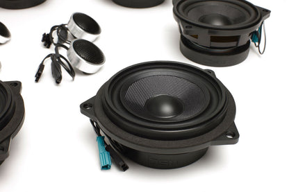 BACKORDERED - SHIPS SECOND HALF OF JULY - RECOMMEND YOU ORDER NOW, LIMITED FUTURE INVENTORY - Stage One BMW Speaker Upgrade for E93 Convertible with Premium Top Hi-Fi