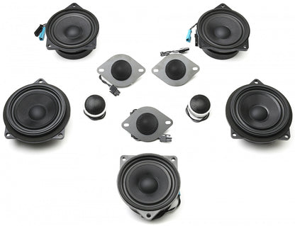 BACKORDERED - SHIPS SECOND HALF OF JULY - RECOMMEND YOU ORDER NOW, LIMITED FUTURE INVENTORY - Stage One BMW Speaker Upgrade for F10 Sedan with Standard Hi-Fi