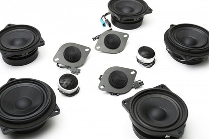 BACKORDERED - SHIPS SECOND HALF OF JULY - RECOMMEND YOU ORDER NOW, LIMITED FUTURE INVENTORY - Stage One BMW Speaker Upgrade for F10 Sedan with Standard Hi-Fi