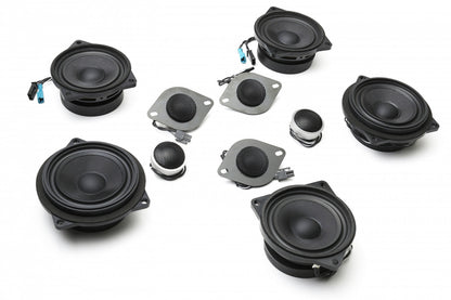 BACKORDERED - SHIPS SECOND HALF OF JULY - RECOMMEND YOU ORDER NOW, LIMITED FUTURE INVENTORY - Stage One BMW Speaker Upgrade for F10 Sedan with Standard Hi-Fi