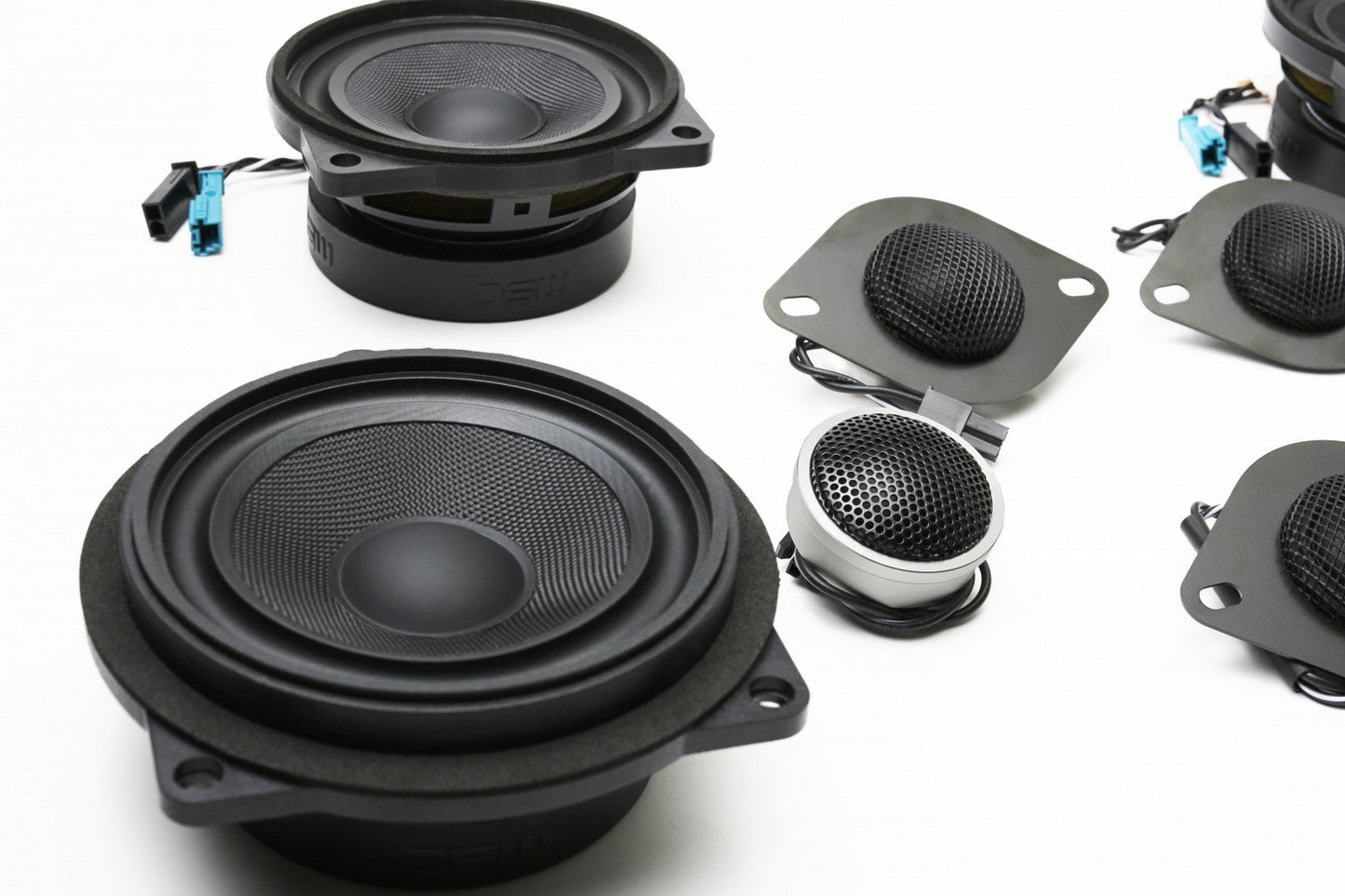 BACKORDERED - SHIPS SECOND HALF OF JULY - RECOMMEND YOU ORDER NOW, LIMITED FUTURE INVENTORY - Stage One BMW Speaker Upgrade for F10 Sedan with Standard Hi-Fi