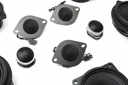 BACKORDERED - SHIPS SECOND HALF OF JULY - RECOMMEND YOU ORDER NOW, LIMITED FUTURE INVENTORY - Stage One BMW Speaker Upgrade for F10 Sedan with Standard Hi-Fi