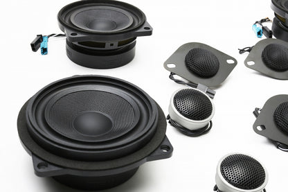 BACKORDERED - SHIPS SECOND HALF OF JULY - RECOMMEND YOU ORDER NOW, LIMITED FUTURE INVENTORY - Stage One BMW Speaker Upgrade for F06/F10 Gran Coupe/Sedan with Harman Kardon