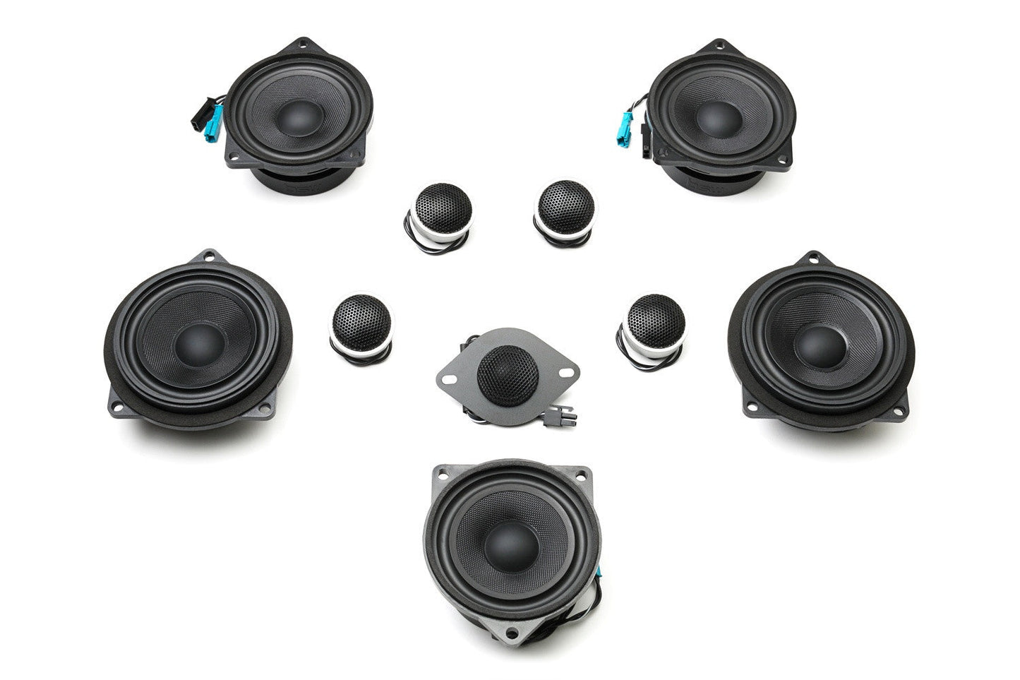 BACKORDERED - SHIPS SECOND HALF OF JULY - RECOMMEND YOU ORDER NOW, LIMITED FUTURE INVENTORY - Stage One BMW Speaker Upgrade for F20/F21 Hatchback with Harman Kardon