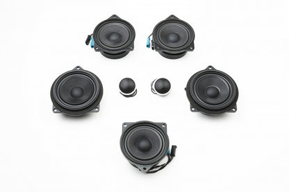 BACKORDERED - SHIPS SECOND HALF OF JULY - RECOMMEND YOU ORDER NOW, LIMITED FUTURE INVENTORY - Stage One BMW Speaker Upgrade for F32/F36/F82 with Standard Hi-Fi