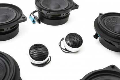 BACKORDERED - SHIPS SECOND HALF OF JULY - RECOMMEND YOU ORDER NOW, LIMITED FUTURE INVENTORY - Stage One BMW Speaker Upgrade for F32/F36/F82 with Standard Hi-Fi