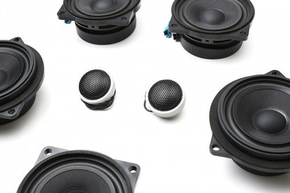 BACKORDERED - SHIPS SECOND HALF OF JULY - RECOMMEND YOU ORDER NOW, LIMITED FUTURE INVENTORY - Stage One BMW Speaker Upgrade for F32/F36/F82 with Standard Hi-Fi