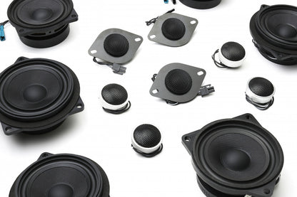 BACKORDERED - SHIPS SECOND HALF OF JULY - RECOMMEND YOU ORDER NOW, LIMITED FUTURE INVENTORY - Stage One BMW Speaker Upgrade for F36 with Harman Kardon