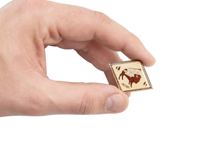 Buffalo Roam Vanimal Enamel Pin