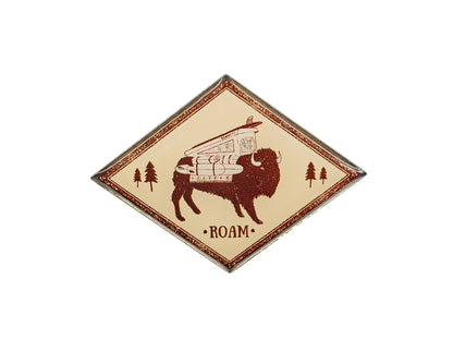 Buffalo Roam Vanimal Enamel Pin