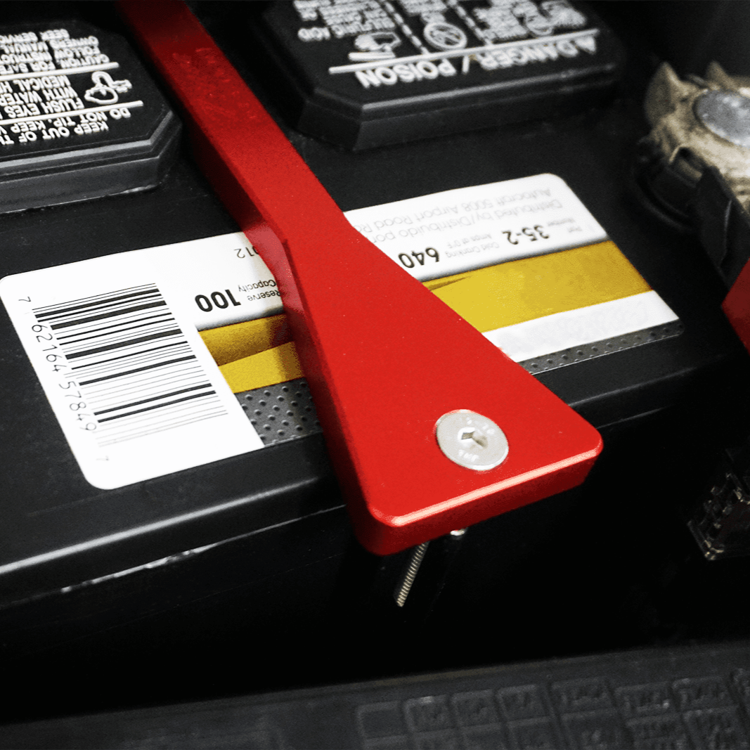 ZSPEC Battery Hold Down/Bracket for Infiniti G35/G37/Q50/Q60, Billet w/ Stainless Hardware