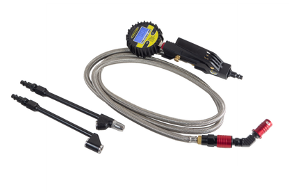 Big Kahuna Digital - Ventoso™ RED Tire Inflator with Gauge, 6 ft. Hose, and Quick-Switch Chucks