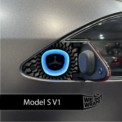 Black Hole Tesla Charge Port Wrap | Model S