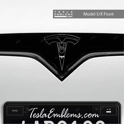 Black Panther Tesla Emblem Decals (Front + Back) | Model S