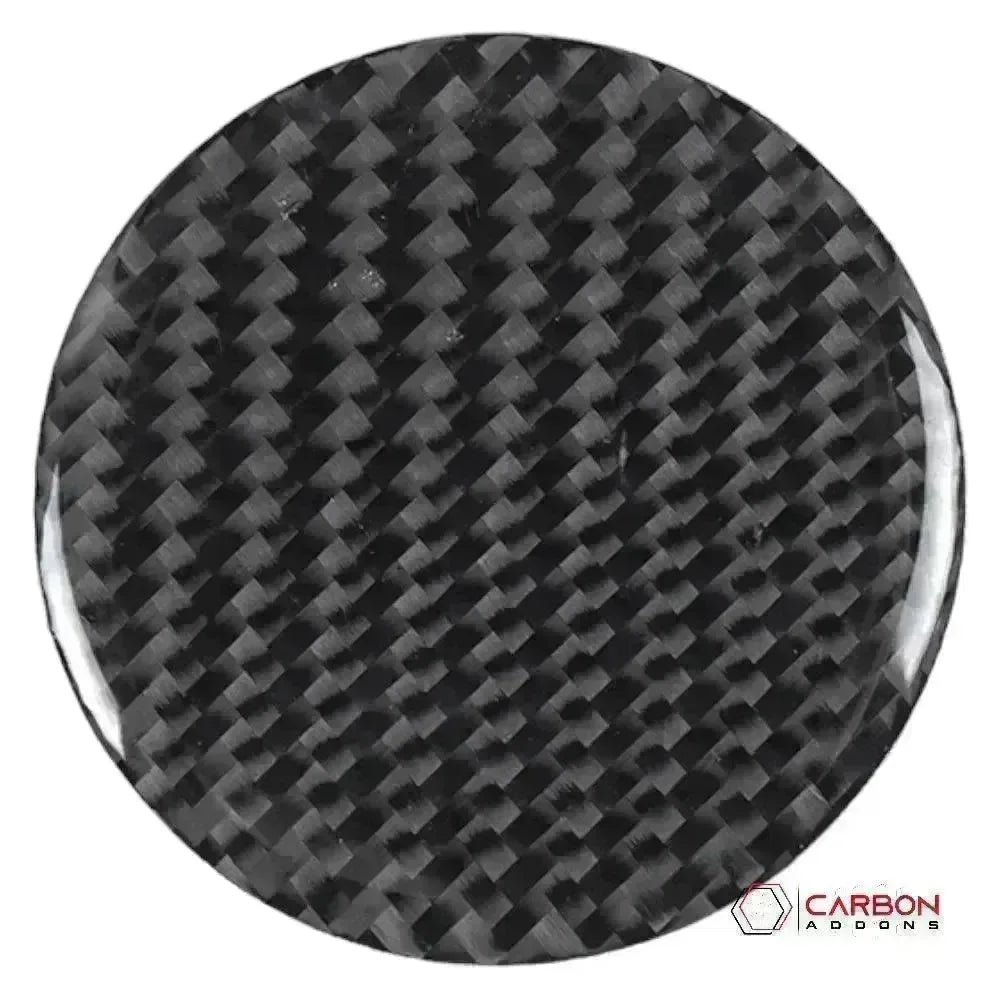 Real Carbon Fiber Dashboard Side Panel Trim Overlay for 2024+ Ford Mustang
