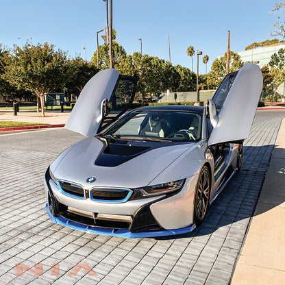 NIA BMW i8 NIA Full Splitter Lip Body Kit (Front, Sides, Rears) 2014-2020 I814-FK-RWB