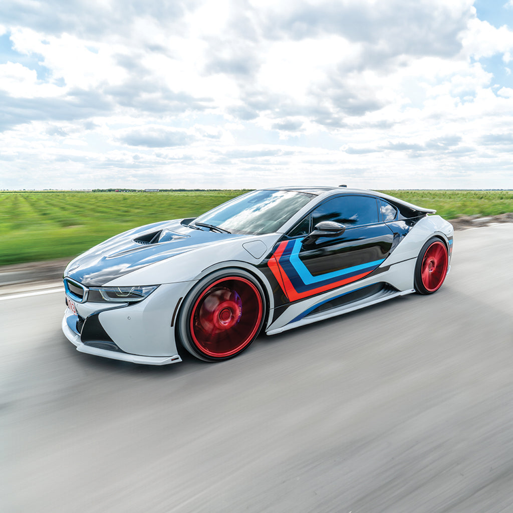 NIA BMW i8 NIA Full Splitter Lip Body Kit (Front, Sides, Rears) 2014-2020 I814-FK-RWB