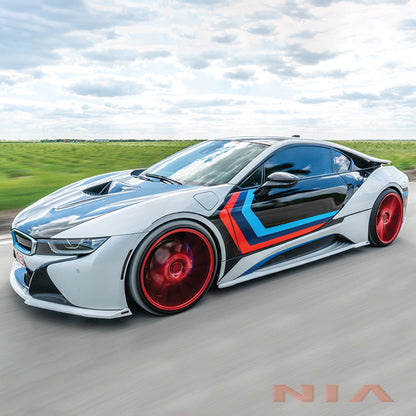 NIA BMW i8 Roadster NIA Side Skirt Splitter Extension Blades 2019-2020 I819-SD-RWB