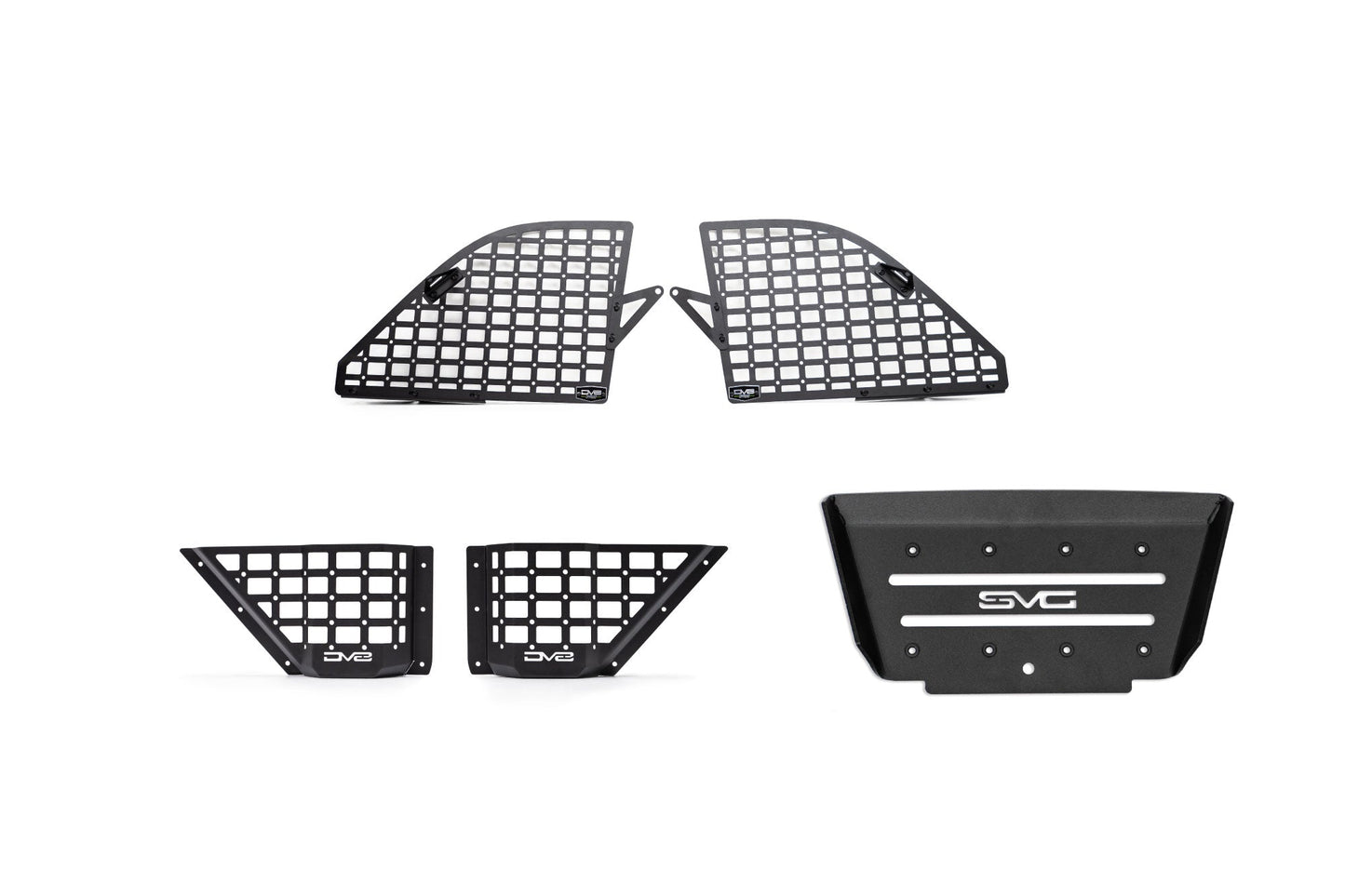 DV8 Offroad Ford Bronco Interior Molle Panel and Dash Accessory Bundle