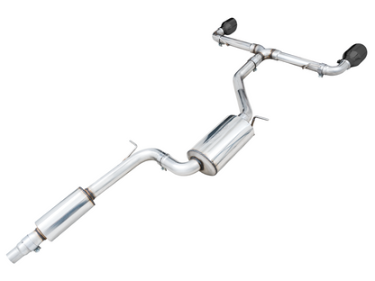 AWE Tuning Touring Edition Exhaust for VW MK8 GTI - Diamond Black Tips 3015-33658