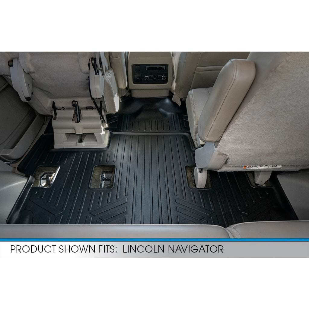 SMARTLINER Custom Fit Floor Liners For 2007 - 2017 Ford Expedition EL / Lincoln Navigator L (with 2nd Row Bucket Seats)