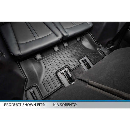 SMARTLINER Custom Fit Floor Liners For 2021-2026 Kia Sorento (with 2nd Row Bucket Seats)