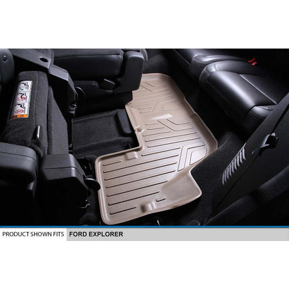 SMARTLINER Floor Liners for 2017-2019 Ford Explorer (with 2nd Row Center Console)