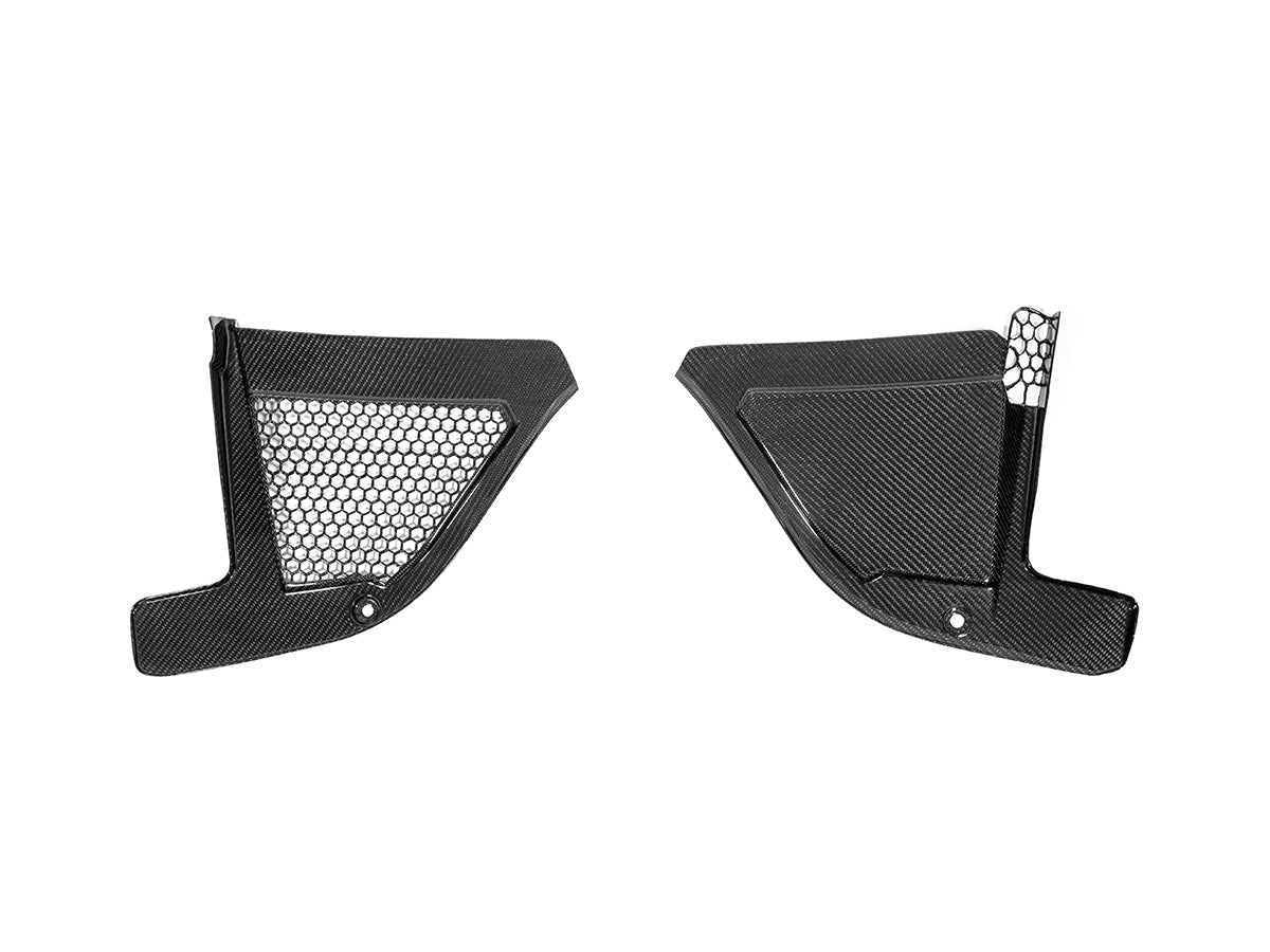 AutoTecknic Dry Carbon Engine Cowl Panel Trim Set - BMW F95 X5M | F96 X6M