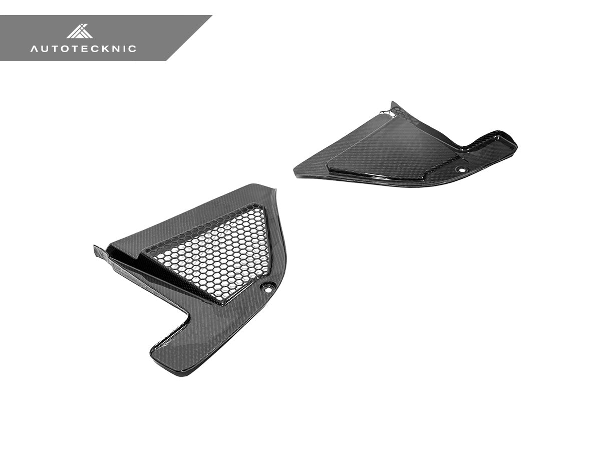 AutoTecknic Dry Carbon Engine Cowl Panel Trim Set - G09 XM