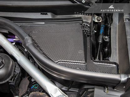 AutoTecknic Dry Carbon Engine Cowl Panel Trim Set - F95 X5M | F96 X6M