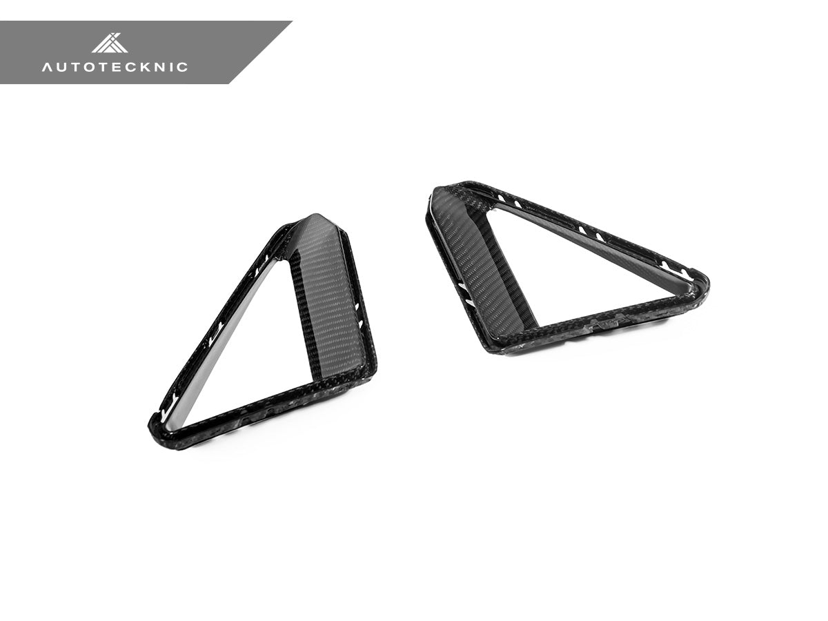 AutoTecknic Front Bumper Carbon Air Curtain Set - G90/ G99 M5