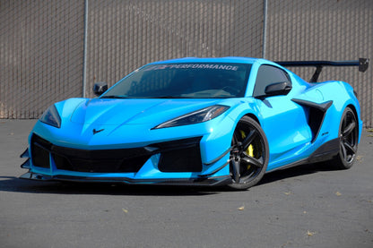 Chevrolet Corvette C8 Z06/ E Ray/ ZR1 Carbon Fiber Side Rocker Extensions/ Side Skirts