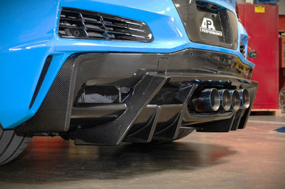 Chevrolet Corvette C8 Z06, ERAY, ZR1, Grand Sport Carbon Fiber Rear Diffuser