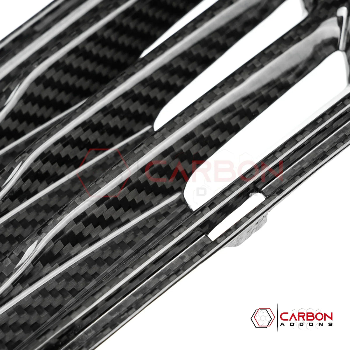 Carbon Fiber Rear Bumper Vent Inserts for C8 Corvette Z06, E-Ray & ZR1
