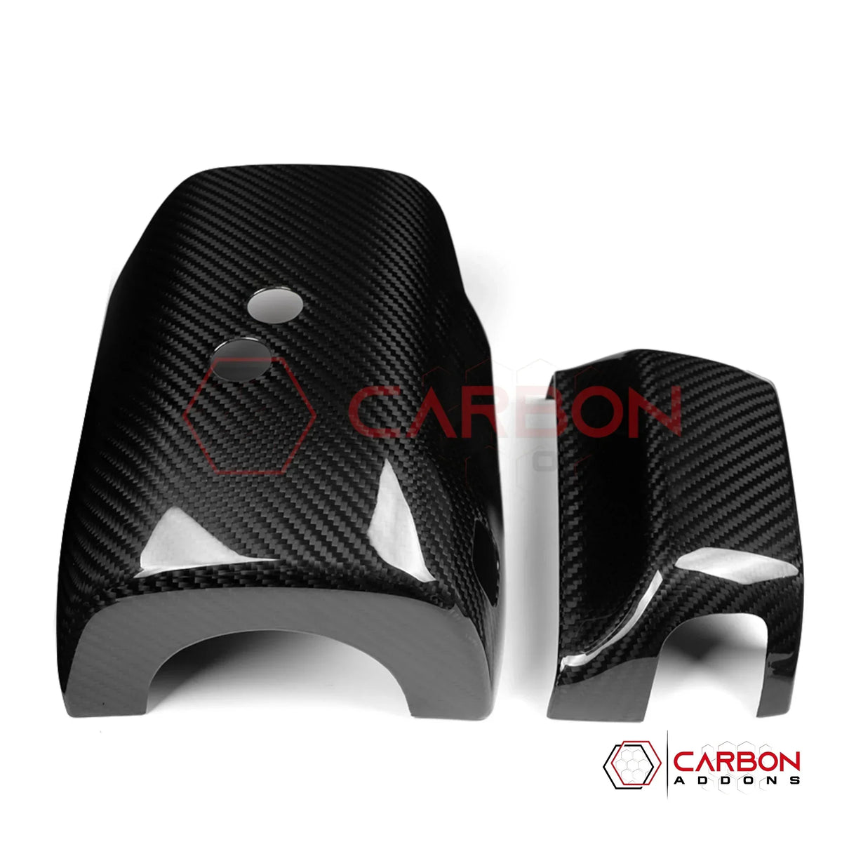 C8 Corvette Real Carbon Fiber Steering Column Trim Cover | Interior Upgrade (2020-2027)