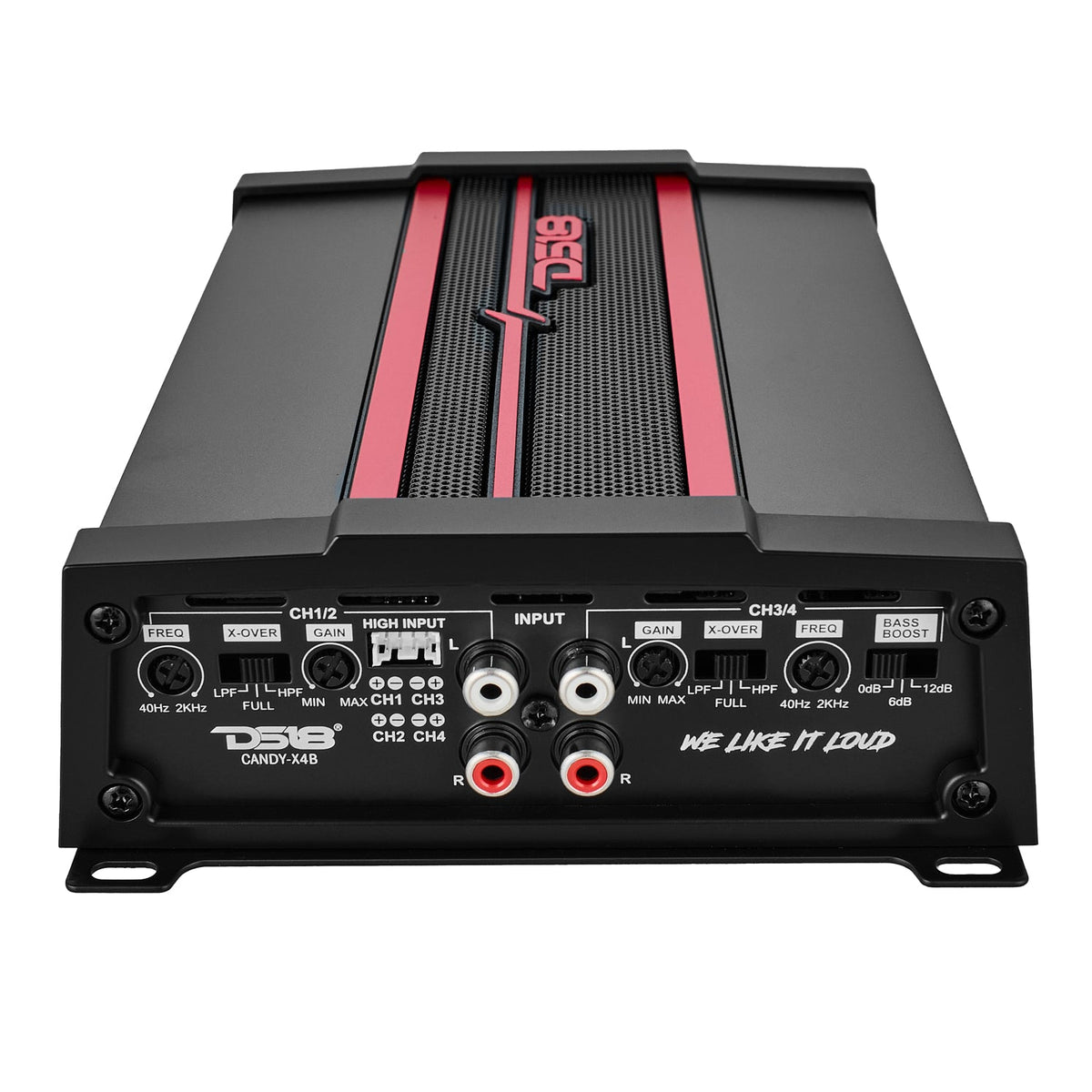 CANDY Compact Full-Range Class D 4-Channel Amplifier 1600 Watts