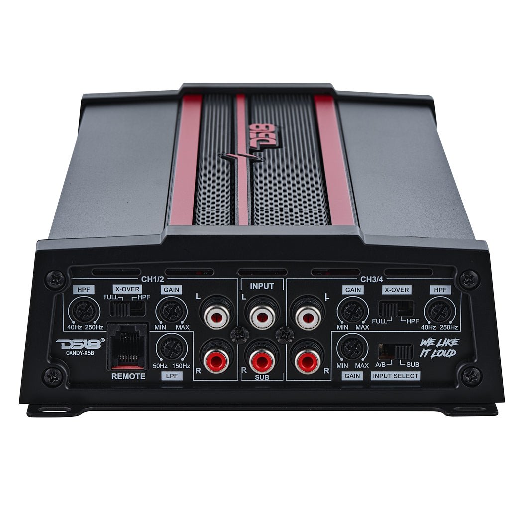 CANDY Compact Full-Range Class D 5-Channel Amplifier 2000 Watts